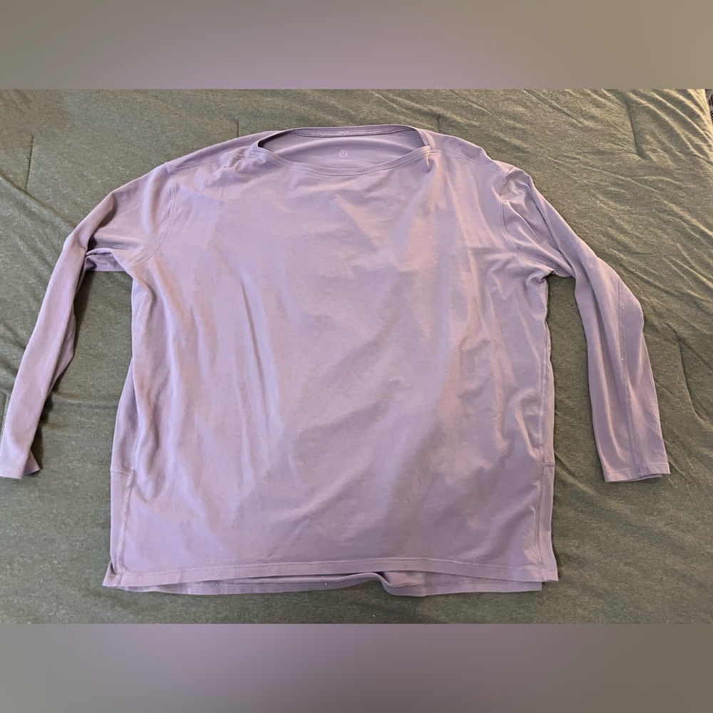 Purple Lululemon Long Sleeve Shirt